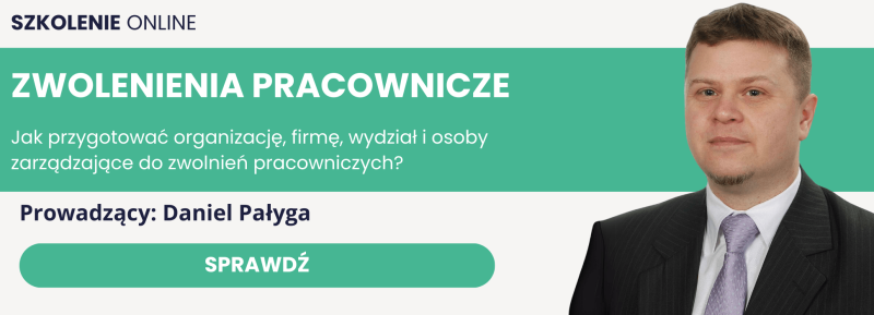 szkolenie przygotowujące firmę do zwolnienie pracownika