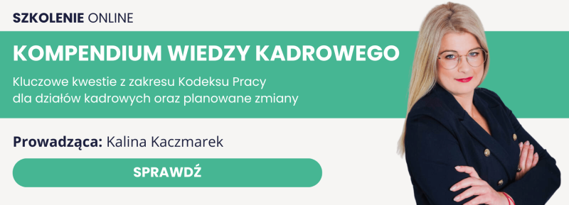 szkolenie dla kadrowych, którzy chcą przygotować się na zwolnienie pracownika